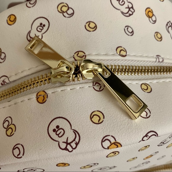 Boxlunch Line Friends Brown Backpack - Picture 5 of 10